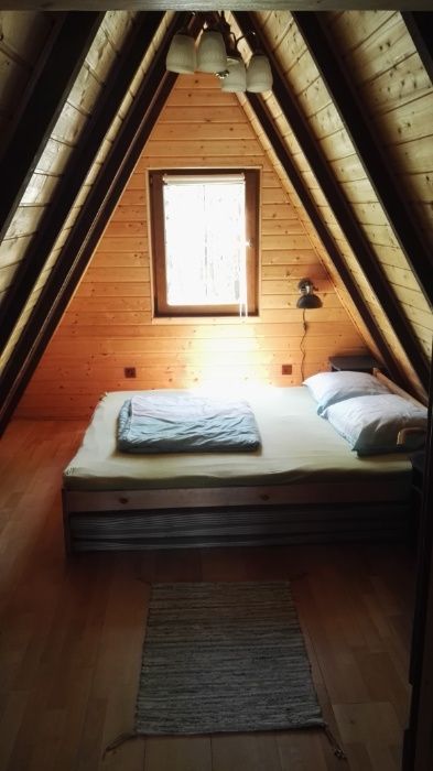 Domek Milena w Turawie z linią brzegową