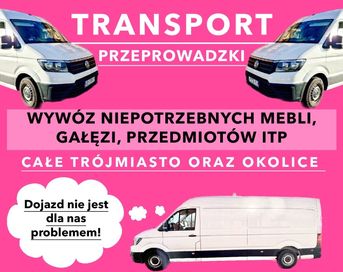 Wywóz mebli/Opróżnianie mieszkań, piwnic, działek. Trójmiasto/okolice