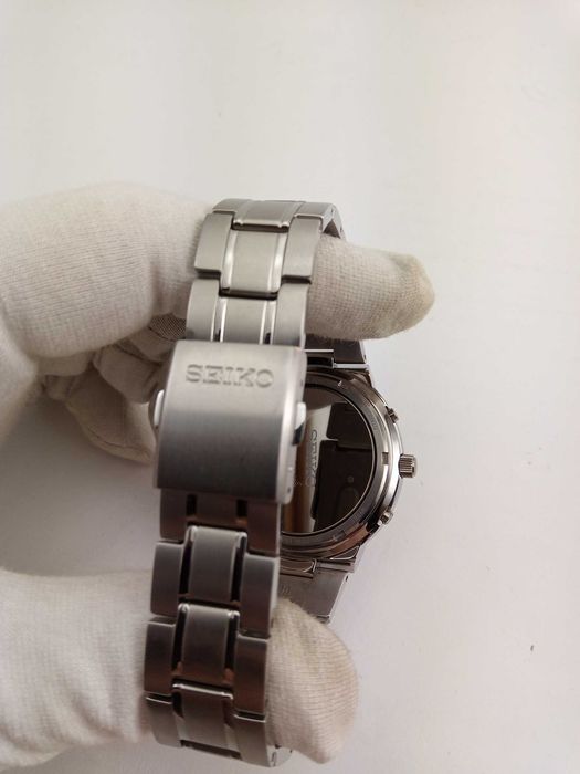 Титановые часы Seiko Solar SBTM203 - радиоконтроль, сапфир, Japan made