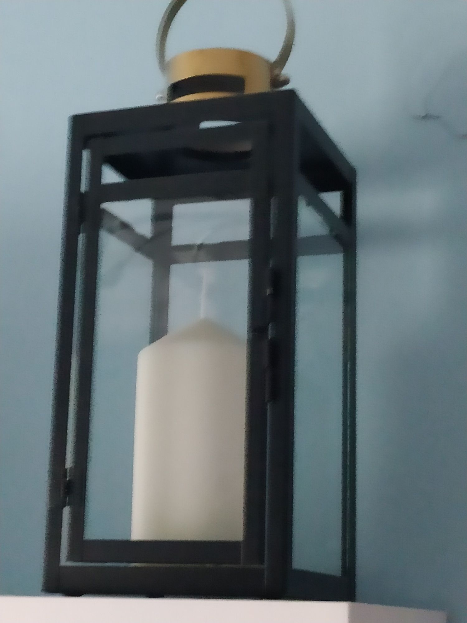 Lampion ze świecą