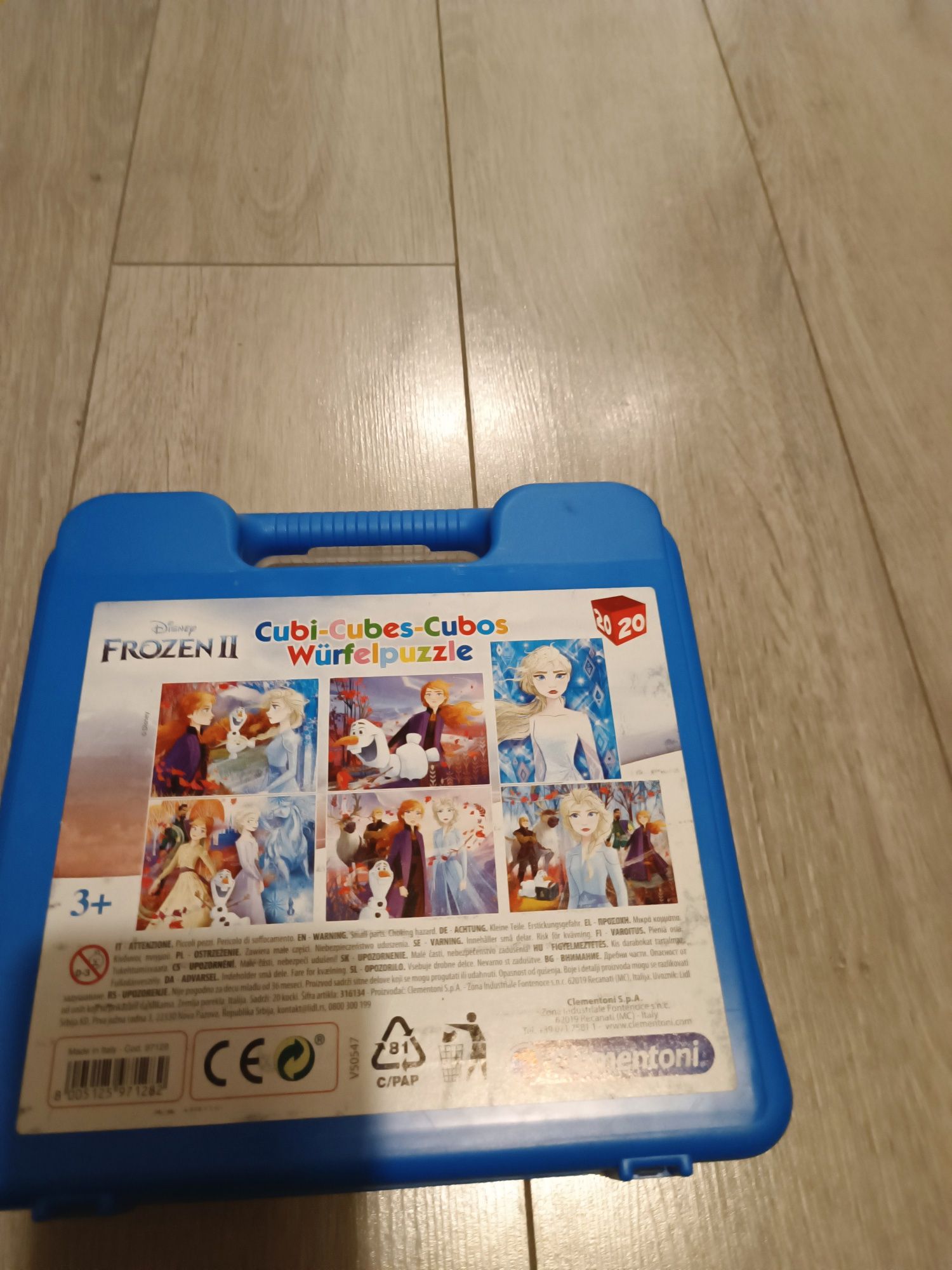 Klocki Puzzle Kraina Lodu