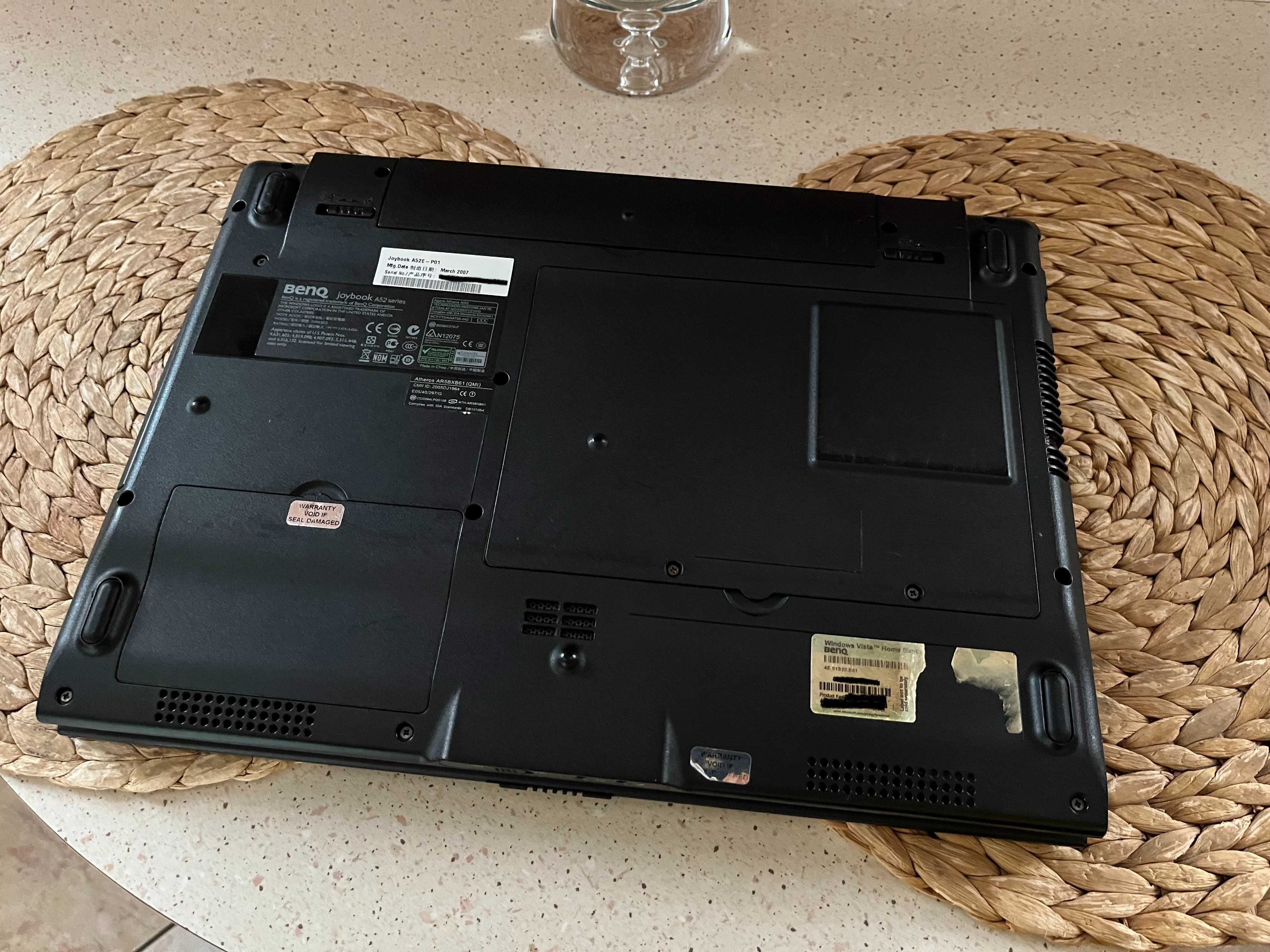 BENQ Joybook A52 Core Duo T2400 1.83 GHZ, 2 GB RAM
