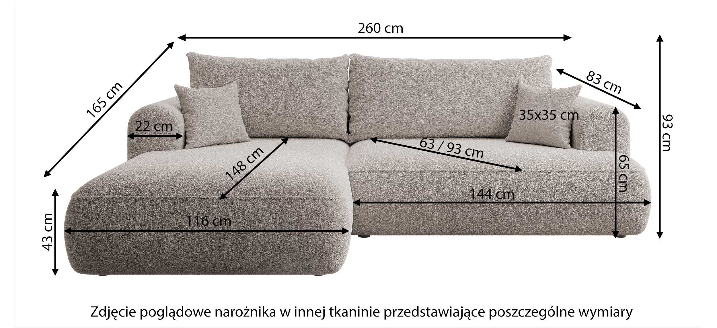 Narożnik Ben prosto od producenta dostępny od ręki 3100 SUPER CENA!