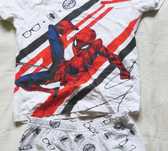 Spider-Man - zestaw koszulka spodenki sandałki