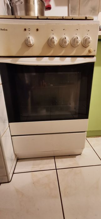 Kuchenka gazowo-elektryczna Amica uszkodzony piekarnik