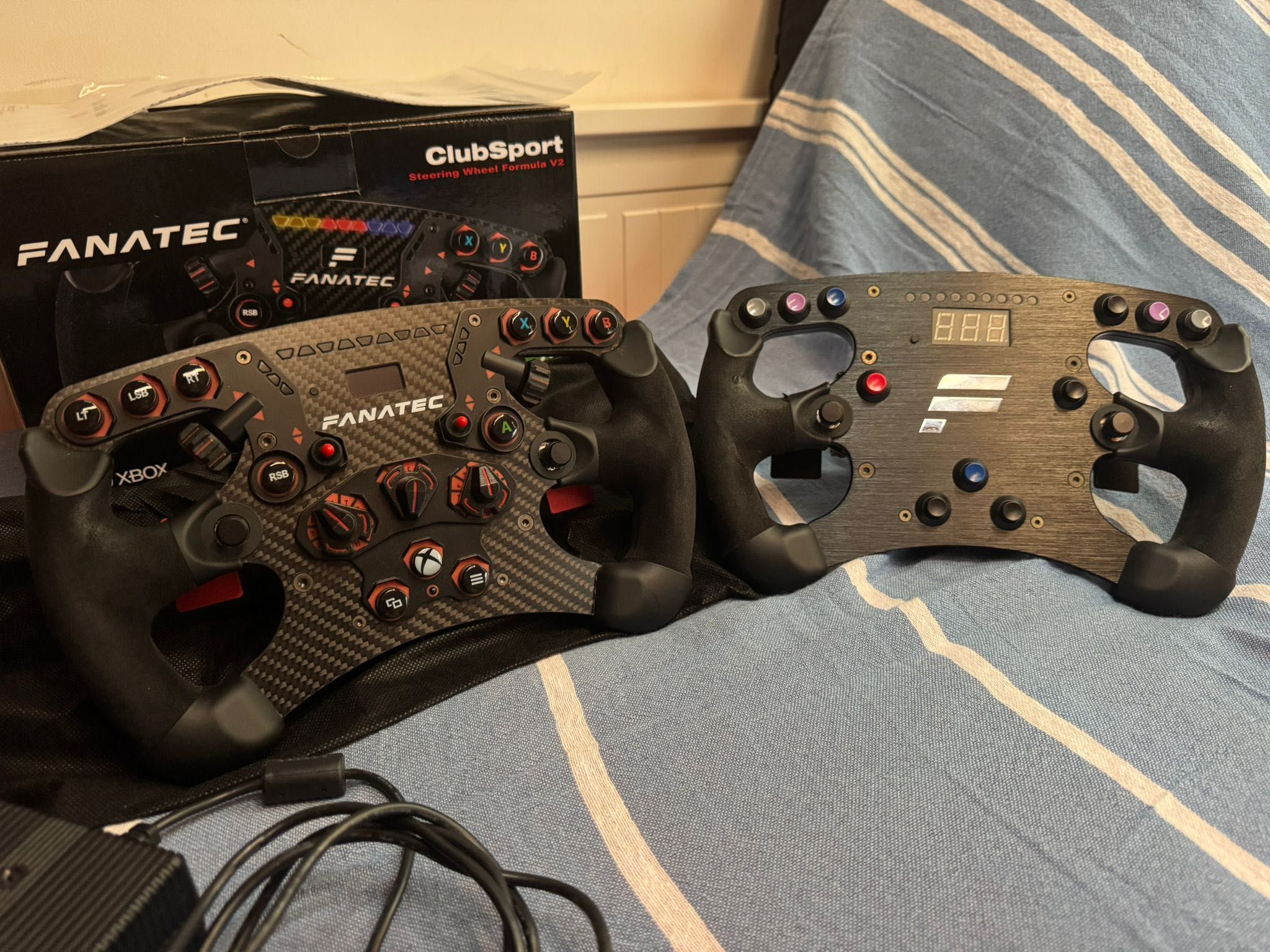 Fanatec 2 volantes e base v.2 set de pc