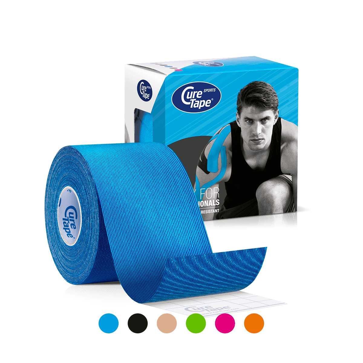 Кинезио тейп CureTape PUNCH / SPORTS / ART / CLASSIC 5см х 5м