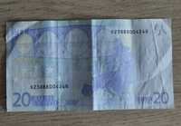 20 euro, oryginalny banknot kolekcjonerski