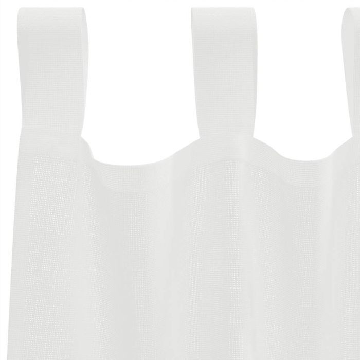 Vidaxl Zasłony Woalowe Z Pętelkami 2 Szt. Białe 140X225 Cm