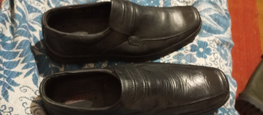 Срочно Туфли мужские черные мида кожа 45р как новые