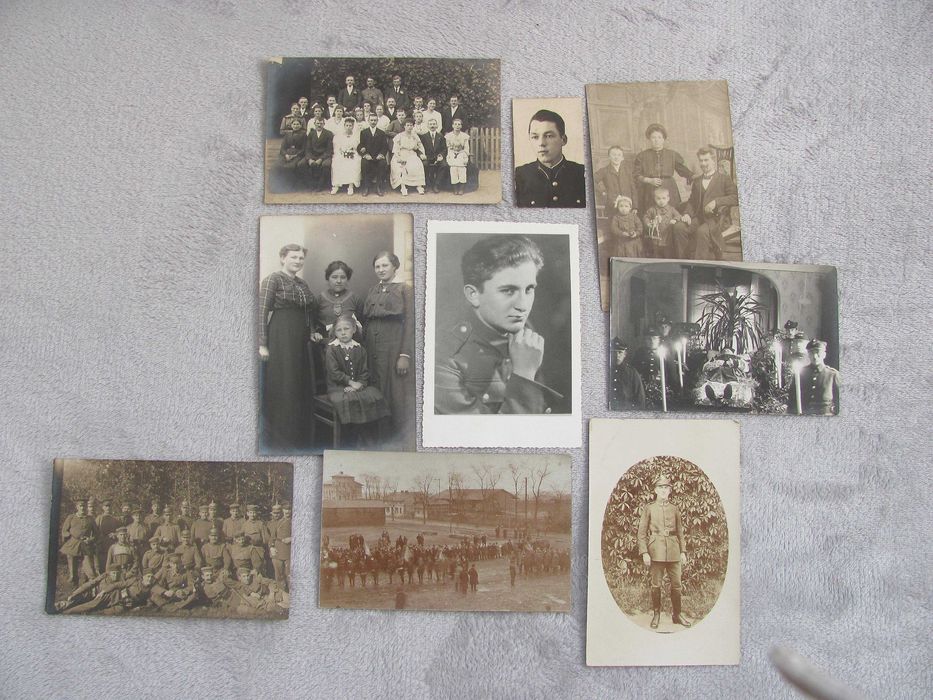Stare fotografie komplet wojsko poczta zabór austriacki