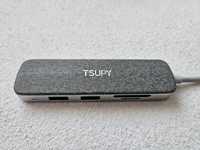 USB HUB Tsupy aluminiowy