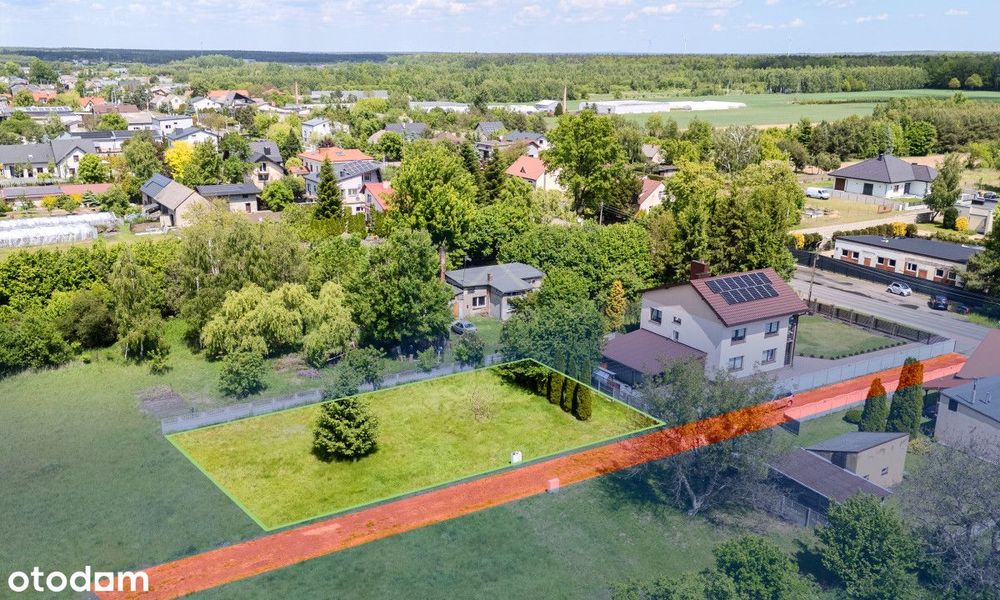 Działka budowlana w 2 linii zabudowy, Czarny Las