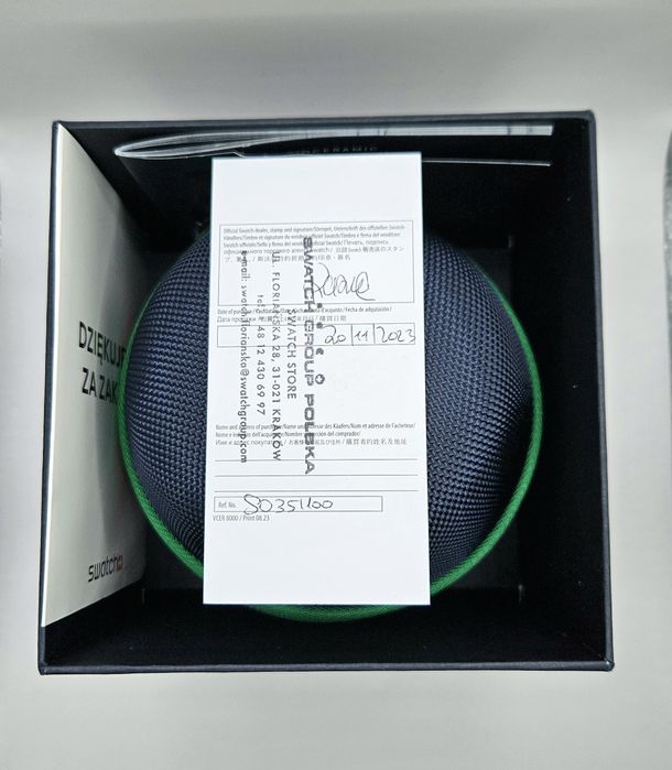 Swatch Fifty Fathoms Indian Ocean - nowy, nie noszony