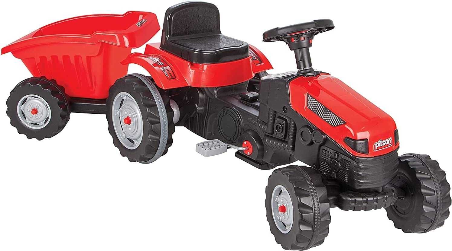 Ogromny Traktor Traktorek XXL Na Pedały Przyczepa Dla Dzieci