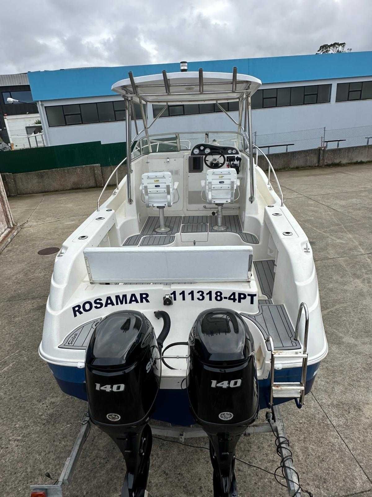 Barco Quicksilver Commander 2x 140HP