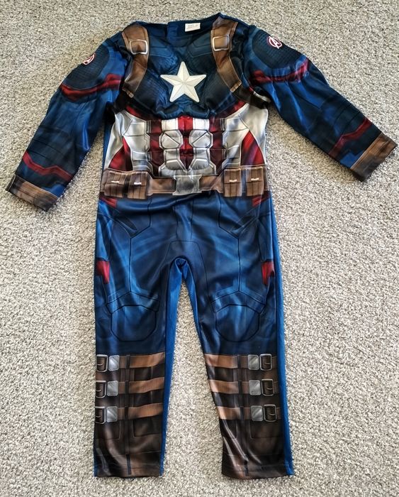 Strój Kapitan Ameryka 4-5 lat Avengers Marvel