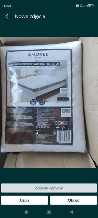 Nakladka smukee 160*200 , 2 szt