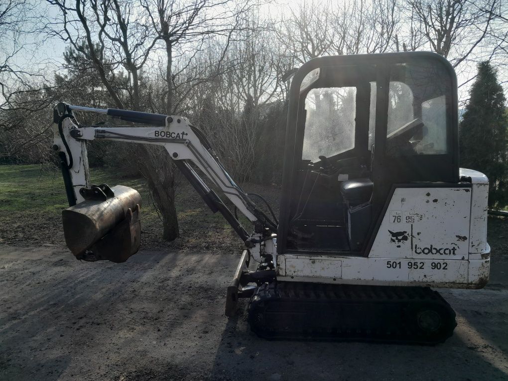 Minikoparka BOBCAT mod K 320 mozliwa zamiana