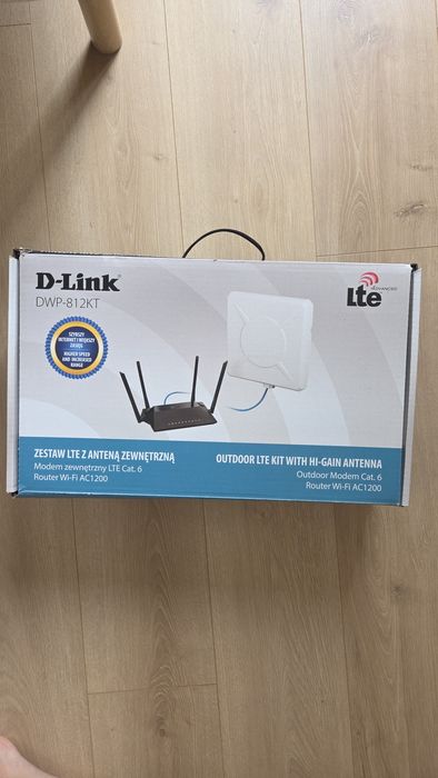 Router Zestaw LTE z anteną zewnętrzną DWP-812KT