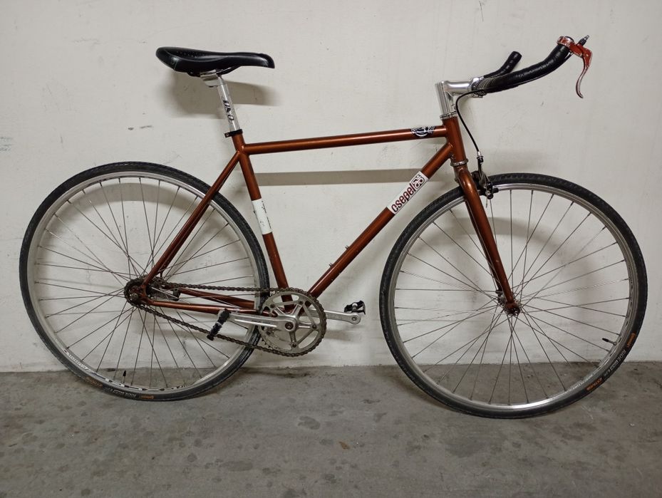 Bicicleta single speed contra pedal