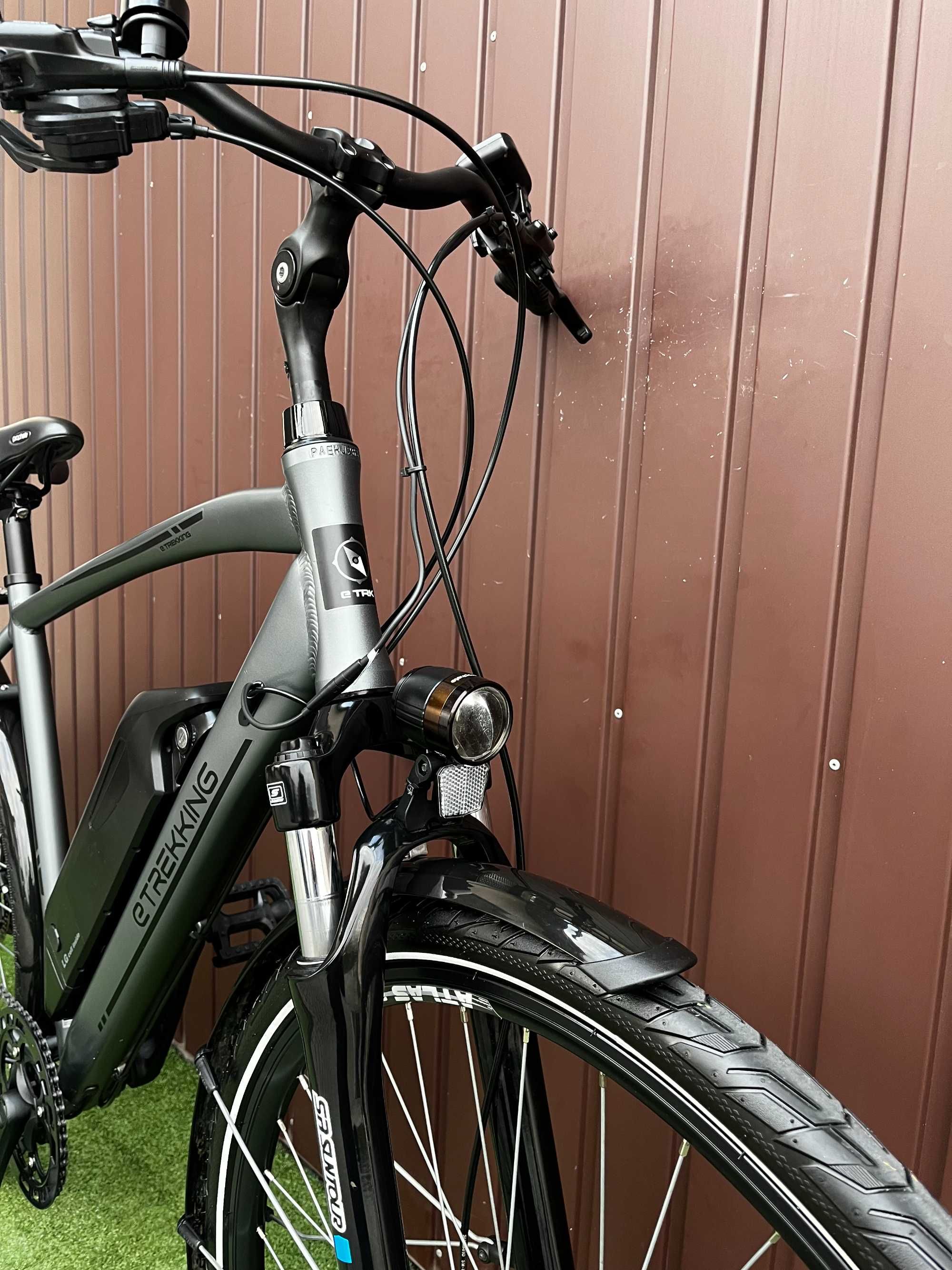 Rower PROPHETE E. TREKKING/alu./amor./koła 28"/hydraulika