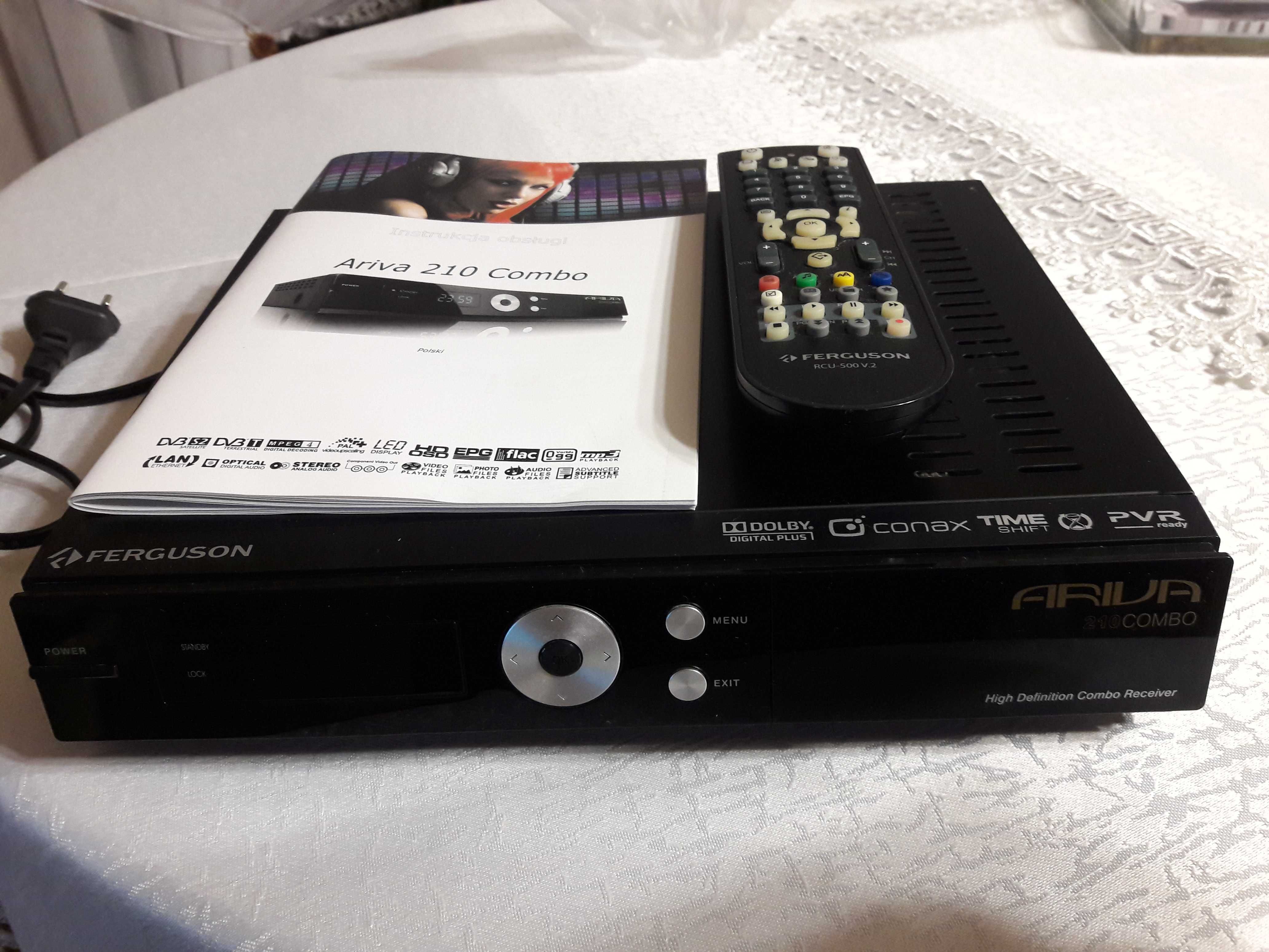 Dekoder/Tuner Ariva 210 Combo TV-SAT i DVB-T