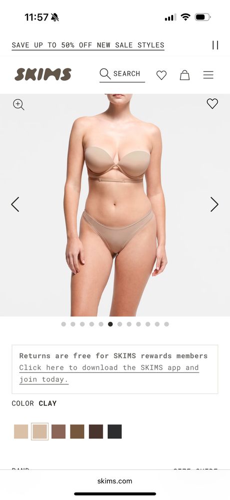 Skims multi way bra