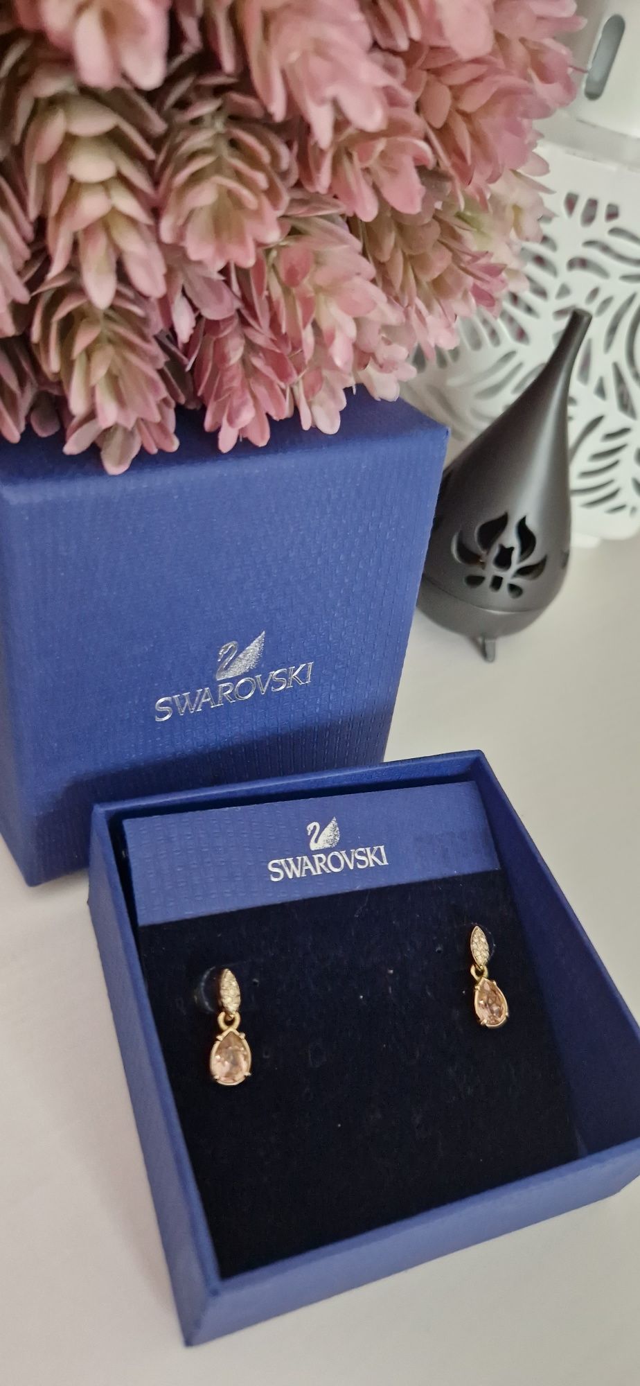 Nowe kolczyki Swarovski krysztal cyrkonie Łezki