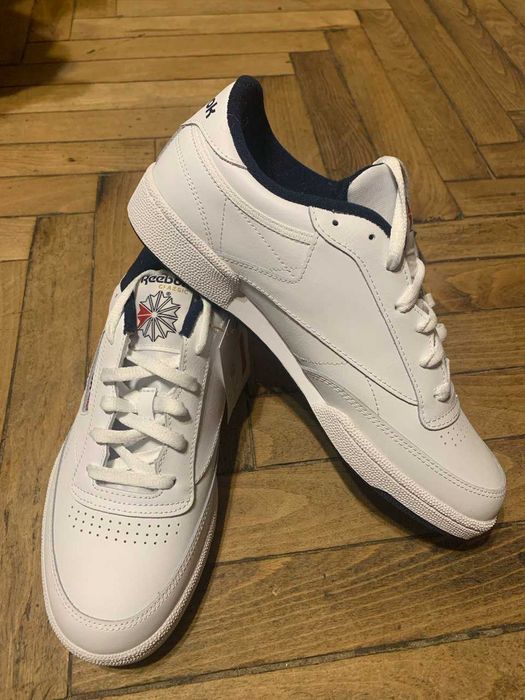 Reebok Club C 85 White/Navy – нові (без коробки)