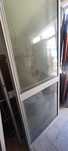 6 portas brancas de aluminio