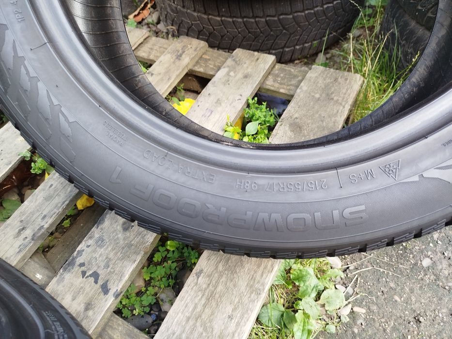 Шини зимові 215-55-17 Nokian з Німечини