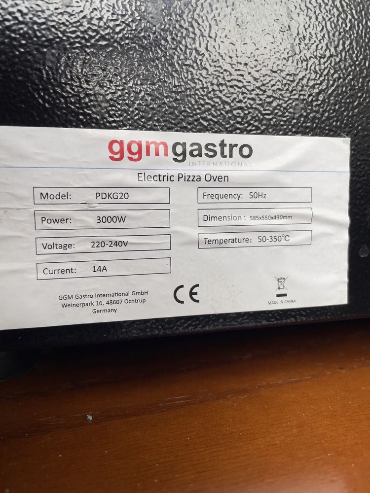 Піч для піци GGMgastro PDKG20