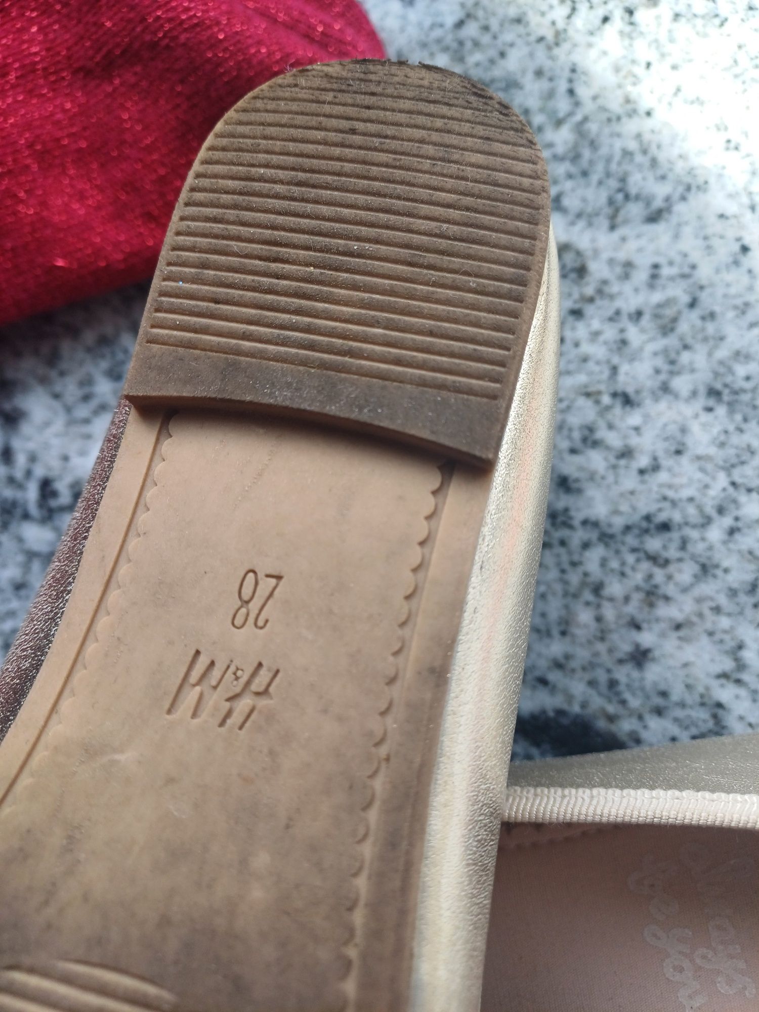 Piękny świąteczny komplet Reserved Next+złote baletki H&m 104r. 48zl