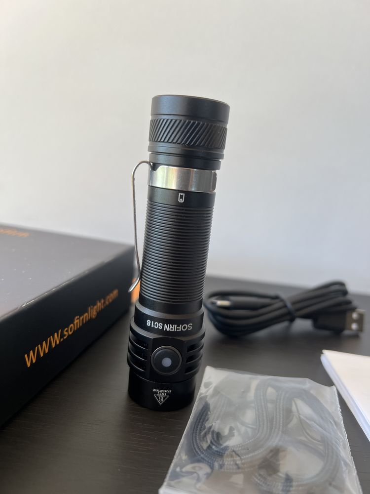 Latarka Sofirn SC18 z Baterią 3000mAh LED USB C