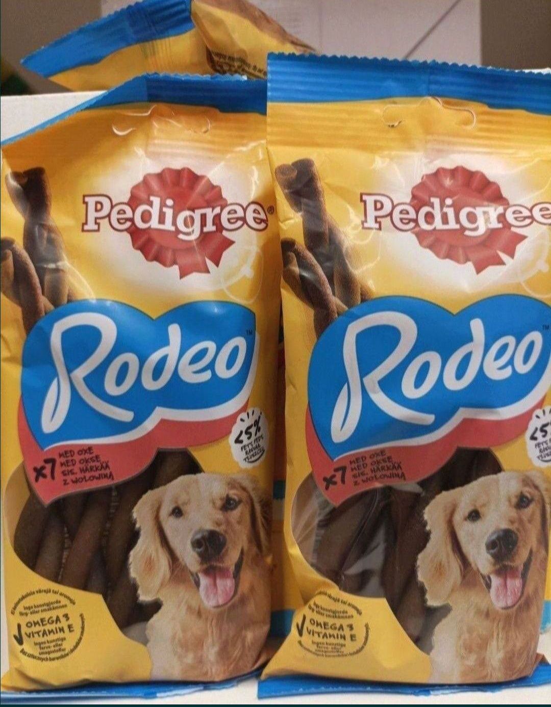 Zestaw 12 sztuk przysmaka dla psa Pedigree Rodeo 123g z wołowiną Okazj