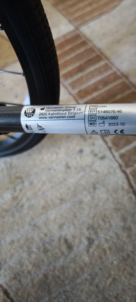 Wózek inwalidzki vermeiren d200