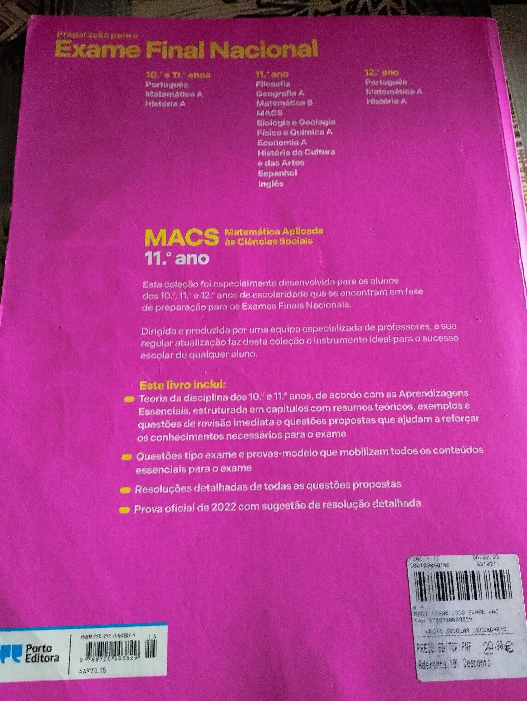 Macs-preparação para exame Nacional 22/23.16€