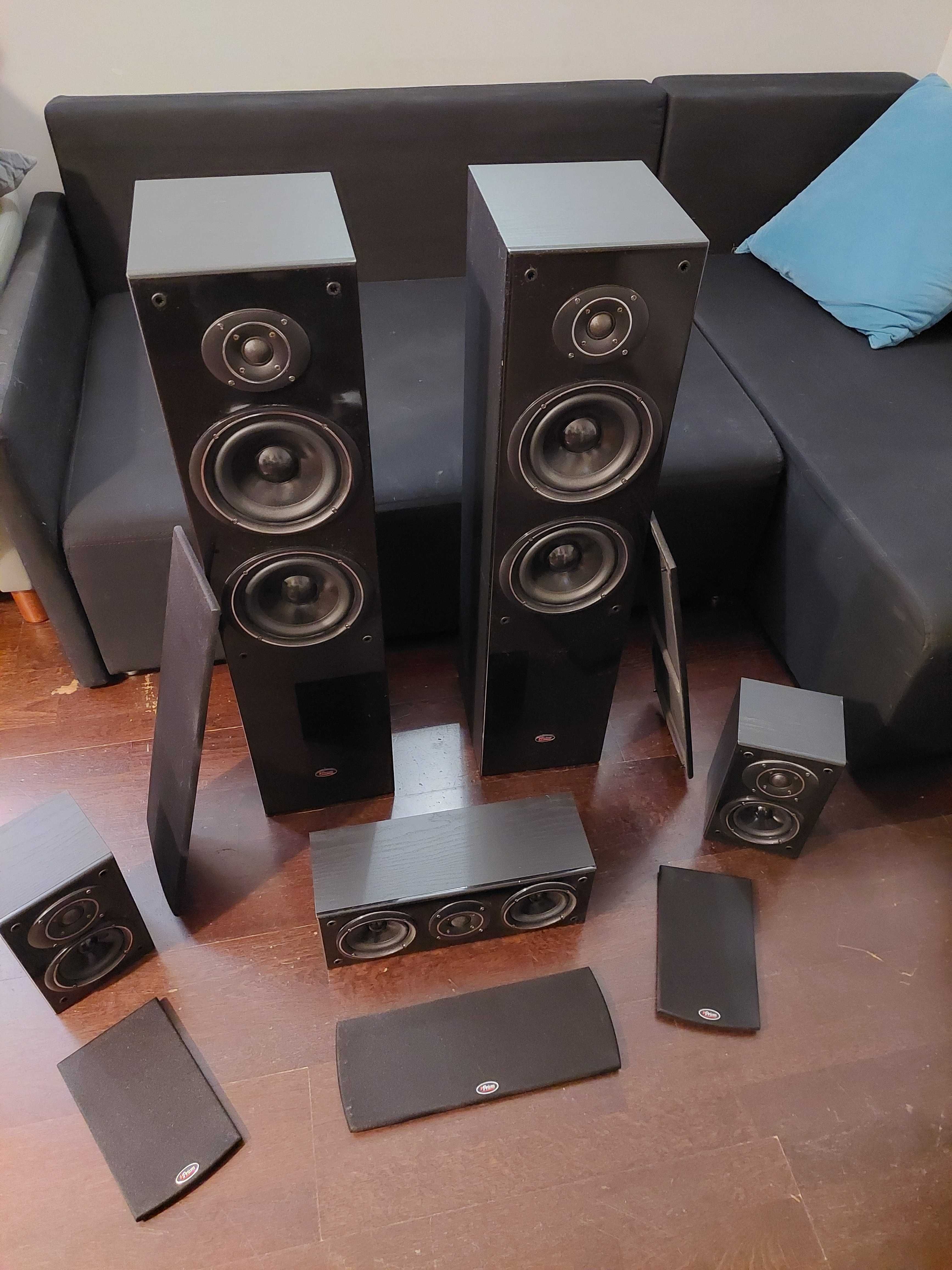 Zestaw amplituner Onkyo + głośniki Prism Odyssey M200 kino domowe 5.0