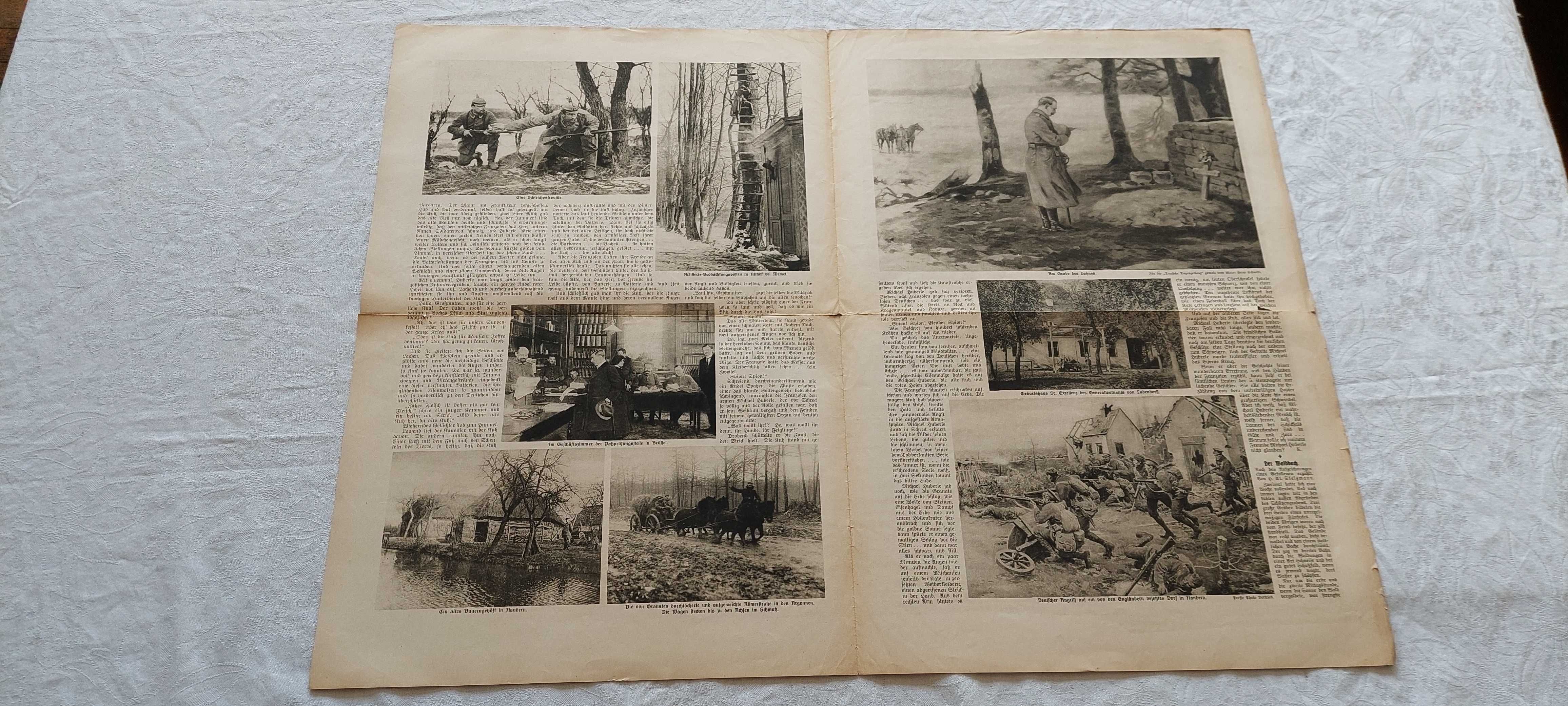 Kriegsbilder (nr 15,18) 1915-pruska gazeta wojenna