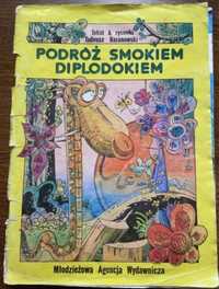 Komiks Podróż Smokiem Diplodokiem, T. Baranowski - klasyk PRL