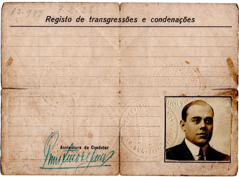 Carta de condução - Condutor amador