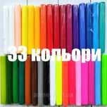 Полімерна глина, термопластилін Пластішка Набір 33 кольори
