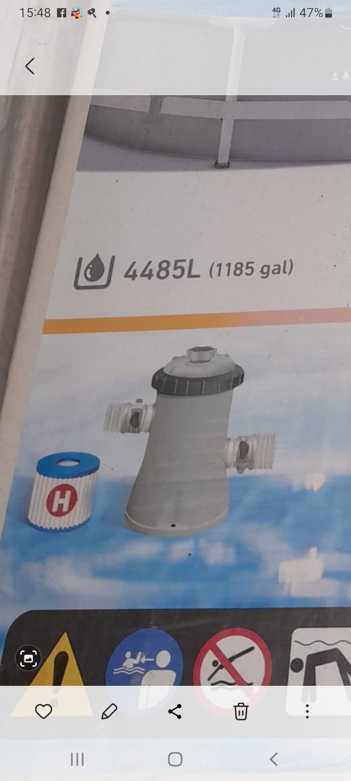 Piscina intex nova embalada
