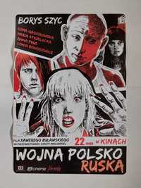 Plakat filmowy oryginalny - Wojna Polsko Ruska