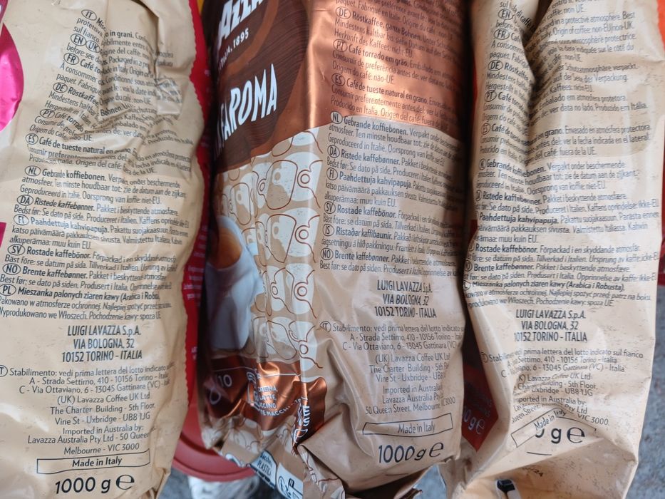 Кава зернова Лавацца Lavazza  класіко, арома, густосо , Італія