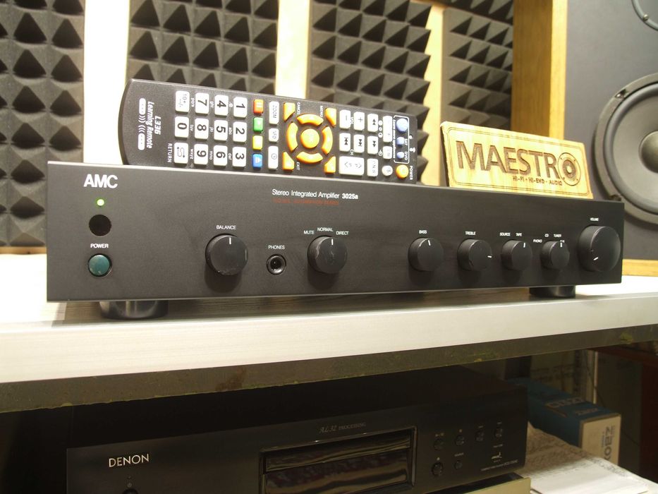 Підсилювач AMC 3025A. 2х45. ENGLAND. 4-16 Ом. Пульт. Без передплати