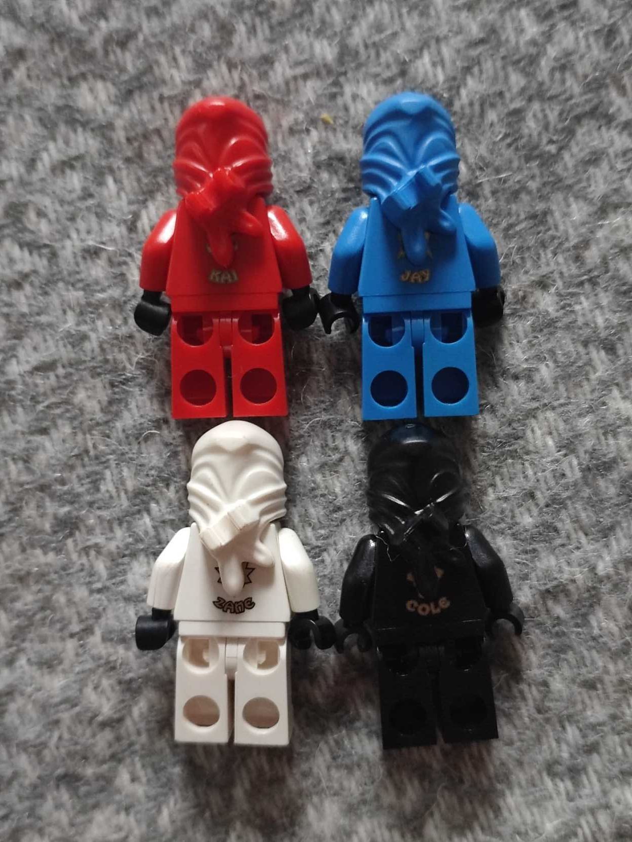 LEGO Ninjago - Cole DX, Jay DX, Kai DX oraz Zane DX