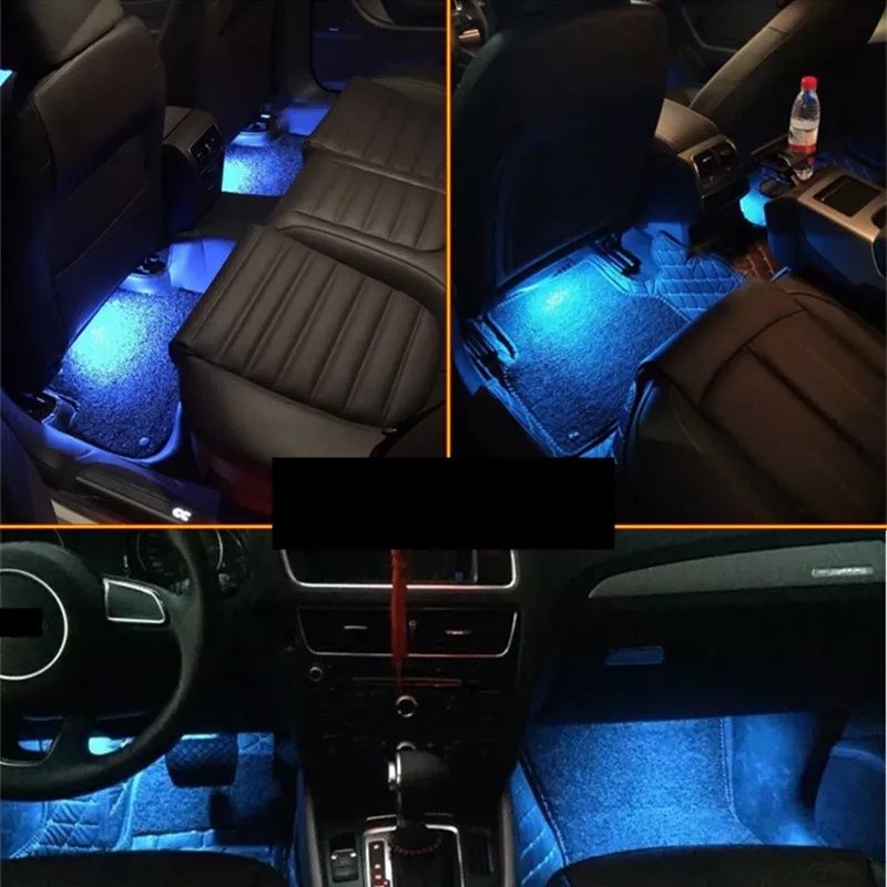 Штатная LED подсветка салона,подсветка ног багажника AUDI/Volkswagen