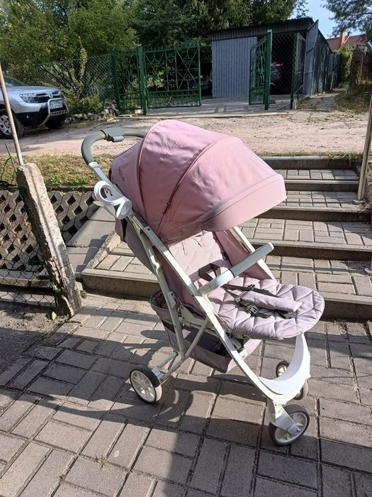 Wózek dziecięcy, spacerówka różowa VOLT PRO
